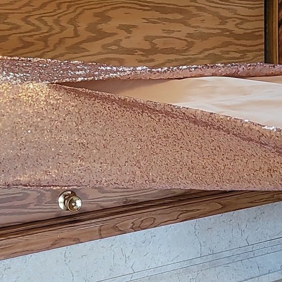 NWT Rose Gold sequin dress.  Size 9/10. - Picture 3 of 6